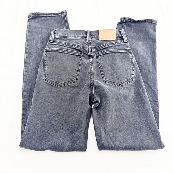 Denim Forum The Arlo Hi-Rise Trouser Straight Charcoal Denim Jeans Size 23 - Picture 5 of 8